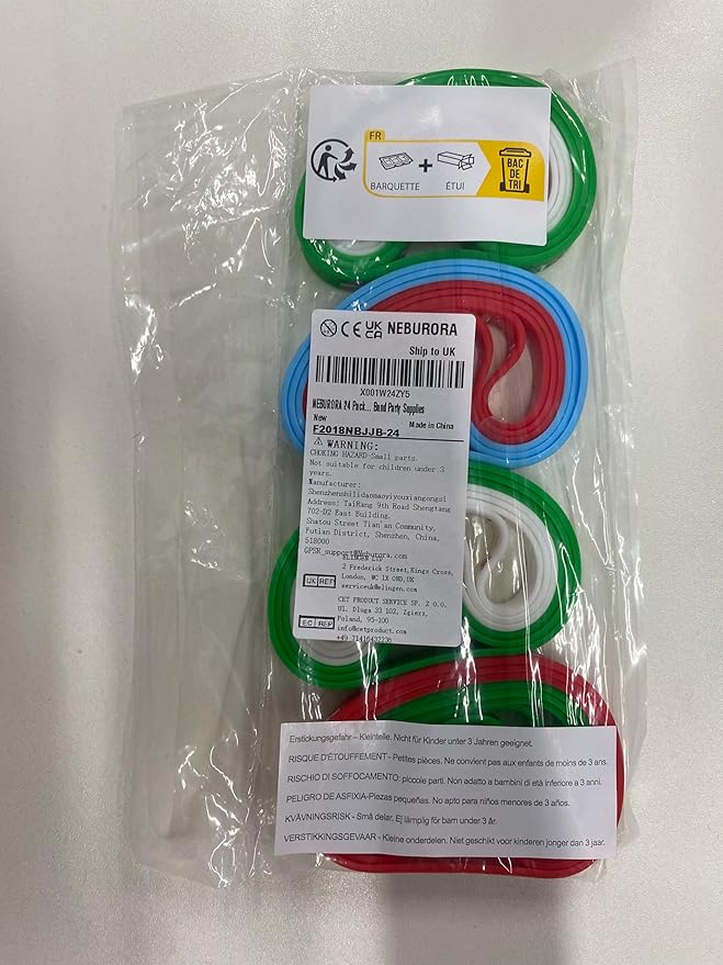 NEBURORA 24 Pack Christmas Wristband 6 Style Silicone Bracelet Wristbands Xmas Rubber Band for Christmas Party Decor 6 Merry Christmas Pattern Wrist Band Party Supplies