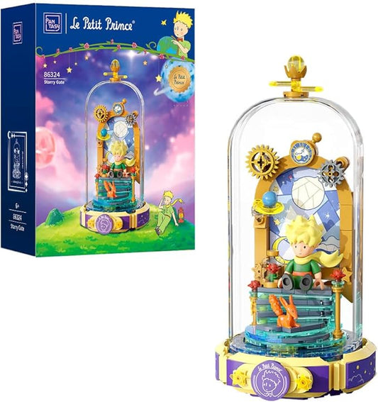 PANTASY Le Petit Prince Starry Gate Building Block Set – Creative DIY Model with Minifigure & Dust Cover Gift Adults and Kids Premium Building Blocks for Home Decor