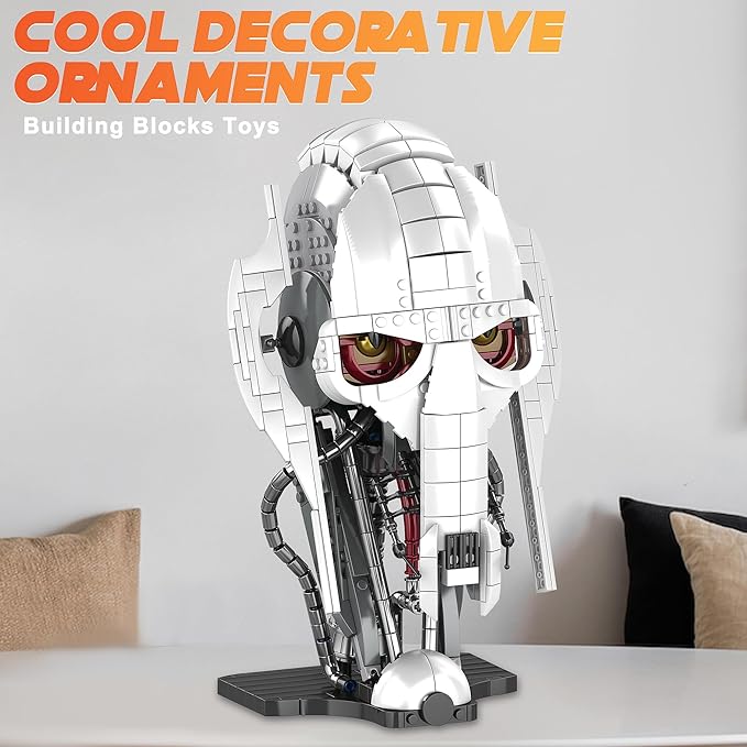 General Helmet Building Set, Restore Classic Building Blocks Model, Home Ornament Decorations, for Fans and Children Present (788pcs)