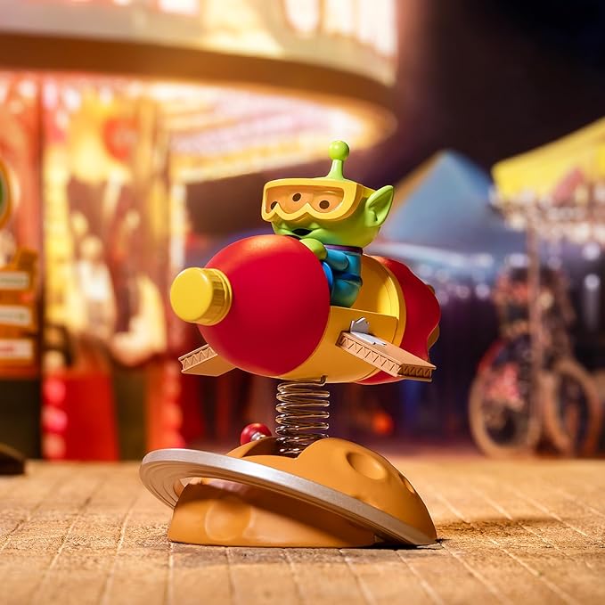 POP MART Pixar Alien Party Games Series Scene Sets, Pixar Alien Blind Box Figures, Random Design Action Figures Collectible Toys Home Decorations, Holiday Birthday Gifts for boys and girls, Single Box