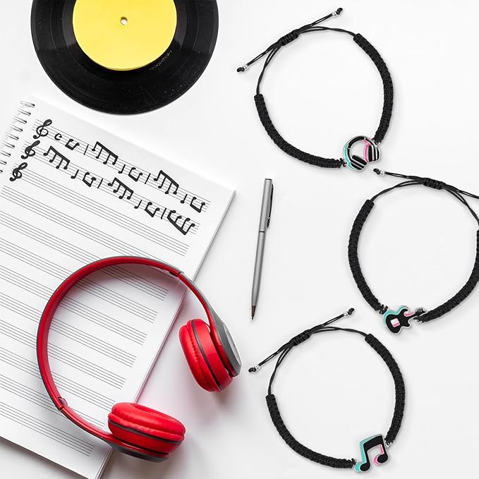 Music Party Favors Bracelets Party Decorations Bracelets Peace Sign Bracelets Hippie Party Supplies Rainbow Peace Bracelets Music Wristband 80s 70s 60s Social Media Favor Themed Music Party (20 Pcs)