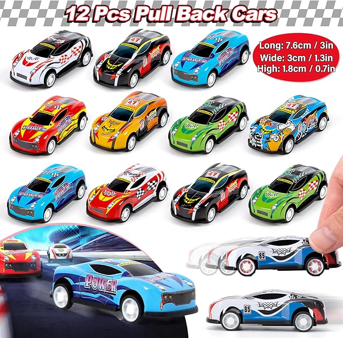 Race Car Party Favors Birthday Supplies Invisible Ink Pen Spiral Notepad Mini Race Car Silicone Bracelet Keychain Goodie Bag Stuffer Kids Boys Two Fast Racing Racecar Party Supplies Decorations