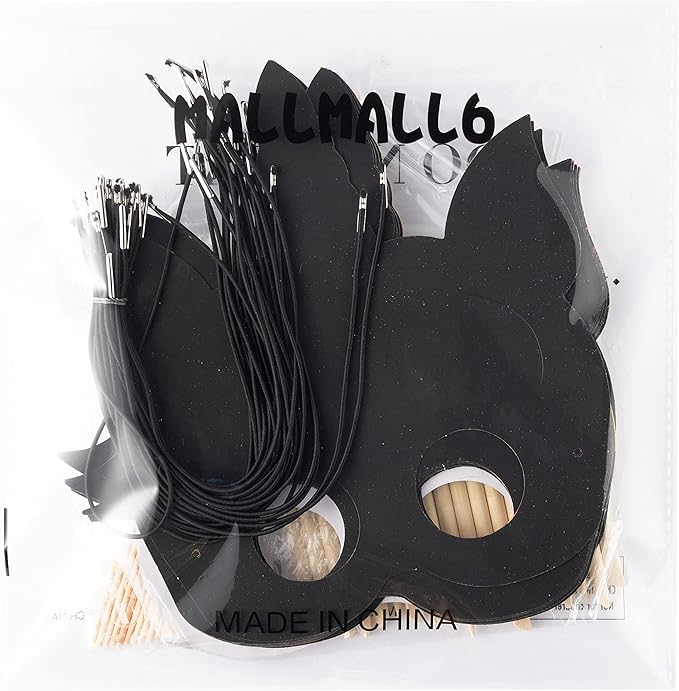 MALLMALL6 24Pcs Magic Horse Mask Scratch DIY Masks Party Favors Color Reveal Scratchboard Magic Horse Theme Birthday Party Supplies Decorations Dress Up Costumes Crafts Kit for Boys Girls